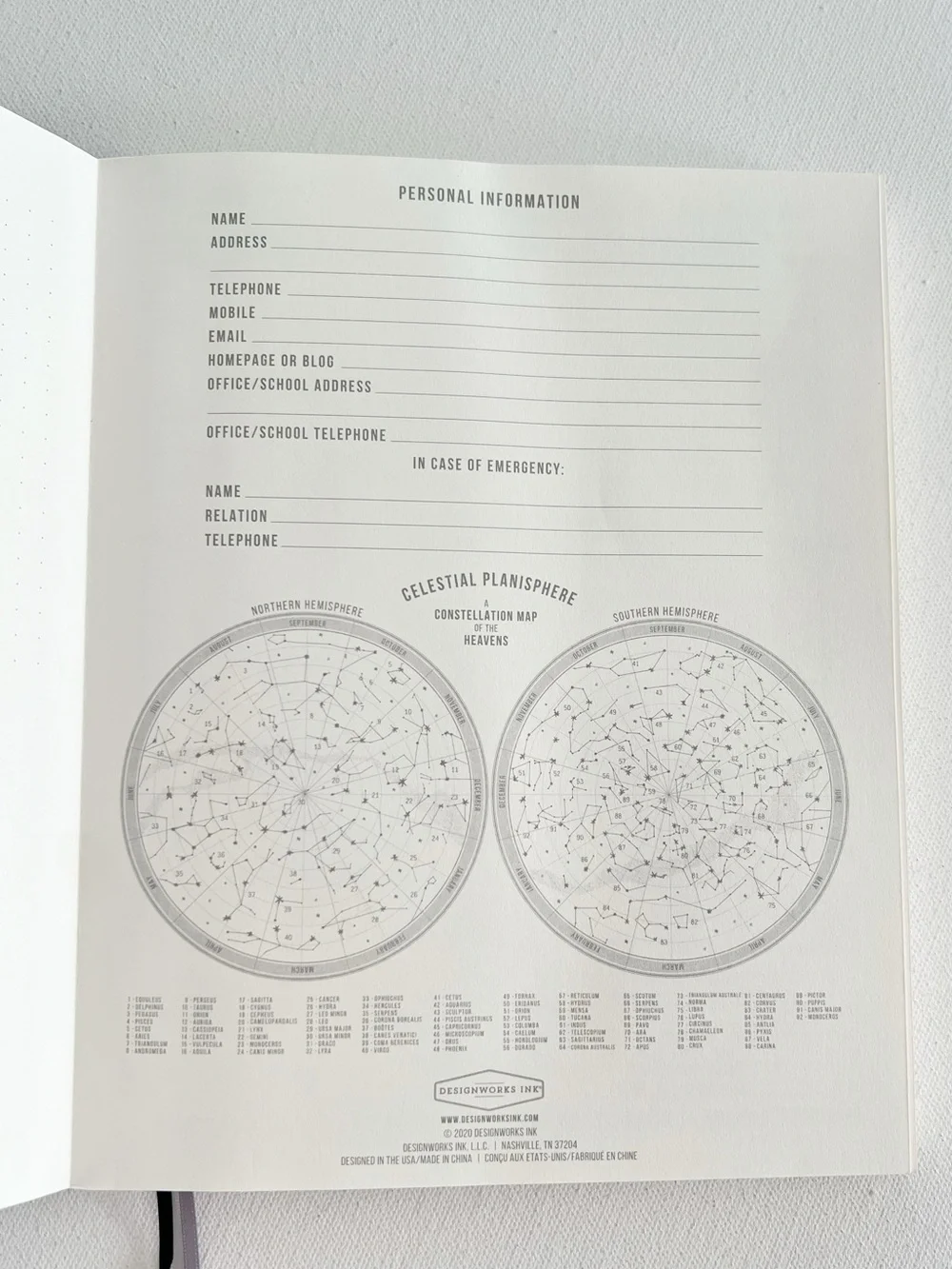 Designworks Ink Hardcover Notebook No. 3 Blue